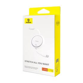 Kábel Baseus Free2Draw mini USB-C/USB-C 1m 100W biely

 obrázok produktu 9 z 10