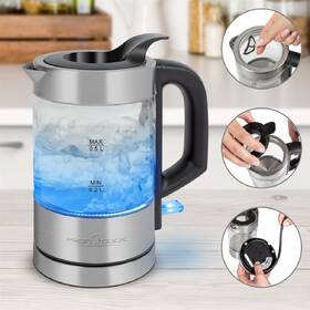 Rýchlovarná kanvica Profi Cook WKS 1228  G 

 obrázok produktu 3 z 11