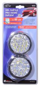 Svetlá denného svietenia Compass kulatá RL hom. 18 LED on/off 12/24V DRL 

 obrázok produktu 3 z 3