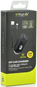  Fonex 2X USB/MICROU BLK 

 obrázok produktu 1 z 1