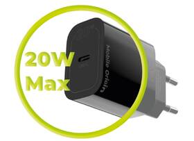 Nabíjačka do siete Mobile Origin PD20W MO11, 1x USB-C čierna

 obrázok produktu 9 z 12