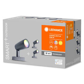 Svietidlo vonkajšie LEDVANCE SMART+ Garden Spot Multicolor 3 Spot sivé

 obrázok produktu 1 z 4