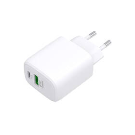 Nabíjačka do siete GoGEN ACHPDQ 220, 1x USB-C PD 20W, 1x USB-A (18W) biela

 obrázok produktu 3 z 3