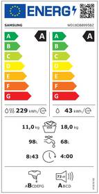 Práčka so sušičkou Samsung WD18DB8995BZT2 strieborná

 obrázok produktu 1 z 20