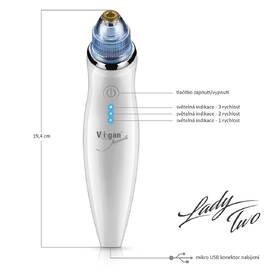 Čistič pórov Vigan Lady TWO biely

 obrázok produktu 8 z 9