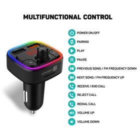 FM Transmitter Connect IT CarRGB čierny

 obrázok produktu 3 z 5