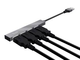 USB Hub Trust Halyx Aluminium 4-Port hliník

 obrázok produktu 4 z 10