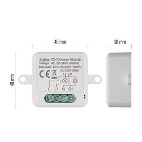 Modul EMOS GoSmart stmievací IP-2111DZ, ZigBee, 1-kanálový 

 obrázok produktu 7 z 19