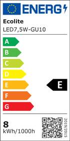 LED žiarovka ECOLITE LED7,5W-GU10/4100 

 obrázok produktu 4 z 4