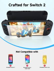 Tvrdené sklo JSAUX Anti-Glare Screen Protector - Nintendo Switch 2 (2 ks) sklo

 obrázok produktu 6 z 9