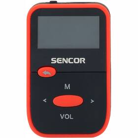 MP3 prehrávač Sencor SFP 4408 RD 8GB čierny/červený

 obrázok produktu 2 z 5
