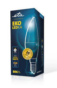 LED žiarovka ETA EKO LEDka sviečka 8W, E14, neutrálna biela 

 obrázok produktu 3 z 3