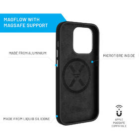 Kryt na mobil FIXED MagFlow s podporou MagSafe na Apple iPhone 14 čierny

 obrázok produktu 5 z 8