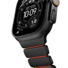 Remienok NOMAD Stratos Titanium FKM na Apple Watch 45/46/49 mm čierny/oranžový

 obrázok produktu 7 z 12