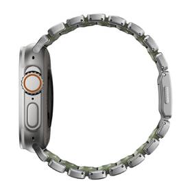 Remienok NOMAD Stratos FKM na Apple Watch 45/46/49mm, titanový strieborný/zelený

 obrázok produktu 3 z 12