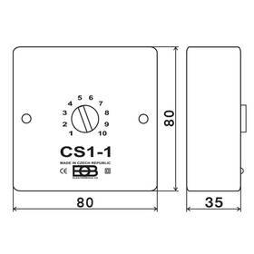 Spínač časový Elektrobock CS1-3 

 obrázok produktu 1 z 2