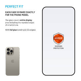 Tvrdené sklo FIXED Armor s Anti-dust aplikátorom na Apple iPhone 16 Pro Max čierne

 obrázok produktu 2 z 11