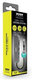 Dokovacia stanica PORT CONNECT 6v1 USB-C, 1x 4K strieborná

 obrázok produktu 8 z 8