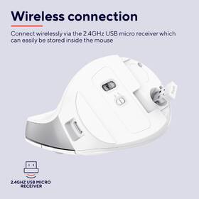 Myš Trust Bayo II Ergonomic Wireless biela

 obrázok produktu 8 z 13