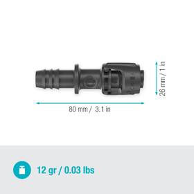 Spojka Gardena MicroDrip System 13 mm 1/2" (1 ks) 

 obrázok produktu 2 z 6