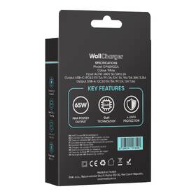 Nabíjačka do siete Obal:Me USB-A/2xUSB-C GaN 65W biela

 obrázok produktu 5 z 5