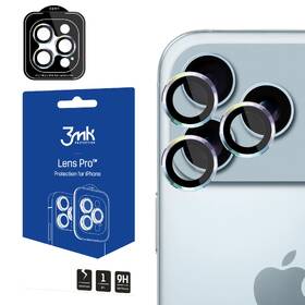 Ochranné sklo šošovky fotoaparátu 3mk Lens Protection Pro na Apple iPhone 17 Pro /17 Pro Max - duhové 

 obrázok produktu 1 z 1