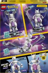 Stavebnica LEGO® Pokémon™ 72163 SMART Play™: Mewtwo – útek z laboratória 

 obrázok produktu 3 z 9