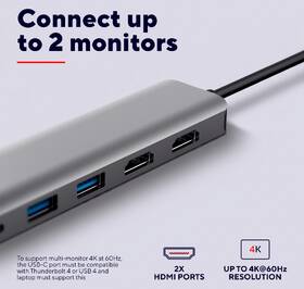 USB Hub Trust Dalyx 6-in-1 USB-C strieborný

 obrázok produktu 8 z 9