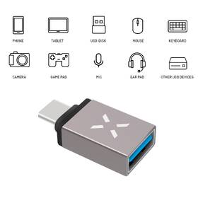 Redukcia FIXED Link USB-A/USB-C sivá

 obrázok produktu 2 z 3