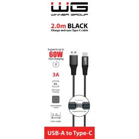 Kábel WG USB/USB-C, 60W, 2m čierny

 obrázok produktu 1 z 1