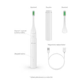 Zubná kefka TrueLife SonicBrush T100 biela

 obrázok produktu 2 z 11