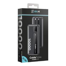 Powerbank Obal:Me CablePulse Powerbanka 10000mAh 22,5W čierna

 obrázok produktu 5 z 5