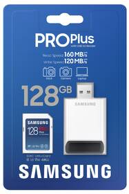 Pamäťová karta Samsung 128GB UHS-I U3 (160R/120W) + USB adaptér 

 obrázok produktu 6 z 6