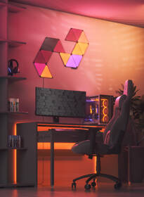 LED svetlo Nanoleaf Shapes Ultra Black Triangles Expansion Pack 3 ks 

 obrázok produktu 2 z 6