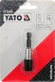Adaptér YATO YT-0468 1/4" 60 mm 

 obrázok produktu 1 z 2