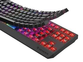 Klávesnica Genesis THOR 230, TKL, RGB, Outemu Red, bezdrôtová, US layout čierna

 obrázok produktu 9 z 9