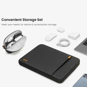 Puzdro na notebook tomtoc Sleeve Kit - 16" MacBook Pro/15,3" MacBook Air čierne

 obrázok produktu 7 z 8