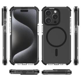 Kryt na mobil Cubenest MagPro Strong Guard s MagSafe na Apple iPhone 15 Pro čierny/priehľadný

 obrázok produktu 9 z 14