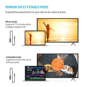 Kábel FIXED USB-C/HDMI 2.0 4K60Hz, 2m čierny/sivý

 obrázok produktu 5 z 10