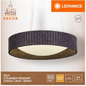 Závesné svietidlo LEDVANCE DECO FC PEN 28W DG 

 obrázok produktu 2 z 11