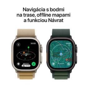 Inteligentné hodinky Apple GPS + Cellular 49mm čierny titán - tmavo zelený alpský ťah - M 

 obrázok produktu 5 z 8