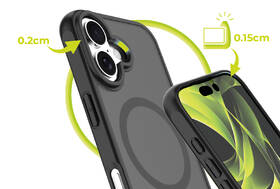 Kryt na mobil Mobile Origin Hybrid MagSafe na Apple iPhone 16 čierny

 obrázok produktu 5 z 9