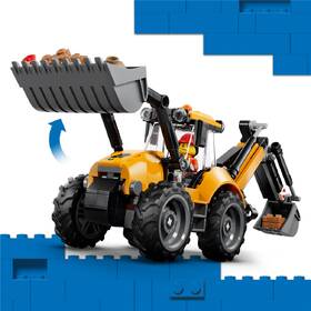 Stavebnica LEGO® City 60480 Žlutý nakladač s rypadlem 

 obrázok produktu 2 z 8