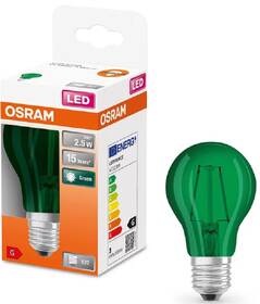 LED žiarovka Osram A15 2,5W GRN E27 

 obrázok produktu 2 z 3