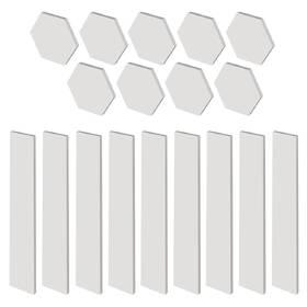 Nástenné svietidlo EMOS GoSmart, 34 W, RGB Lines (9 ks) biele

 obrázok produktu 4 z 10