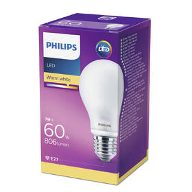 LED žiarovka Philips klasik, 8,5W, E27, teplá biela 

 obrázok produktu 2 z 2