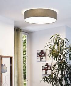 LED stropné svietidlo Eglo Pasteri, 57 cm sivé/hnedé

 obrázok produktu 1 z 1