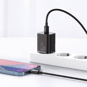 Nabíjačka do siete Baseus Super Si USB-C, 20 W, QC 3.0 čierna

 obrázok produktu 8 z 9