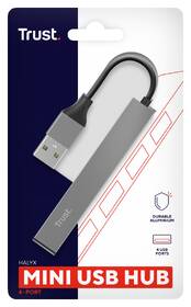USB Hub Trust Halyx Aluminium 4-Port hliník

 obrázok produktu 9 z 10