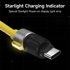 Kábel Sharge Phantom USB-C/USB-C, 1,2m žltý

 obrázok produktu 4 z 9